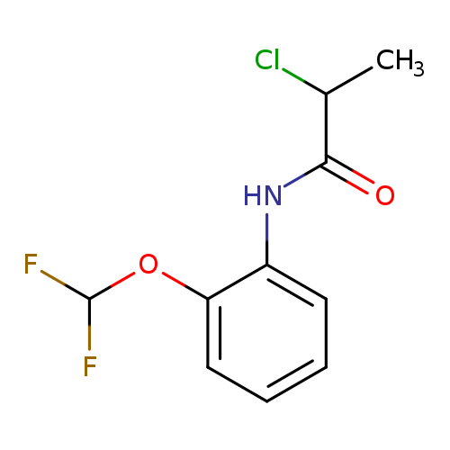 2-chloro-N-[2-(difluoromethoxy)phenyl]propanamide