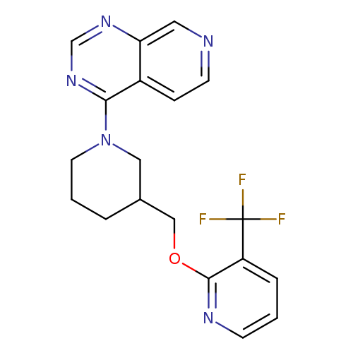 2-[(1-{pyrido[3,4-d]pyrimidin-4-yl}piperidin-3-yl)methoxy]-3-(trifluoromethyl)pyridine