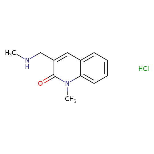 1-Methyl-3-((methylamino)methyl)quinolin-2(1H)-one hydrochloride