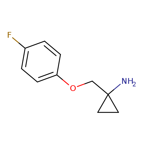 (1-[(4-Fluorophenoxy)methyl]cyclopropyl)amine hydrochloride