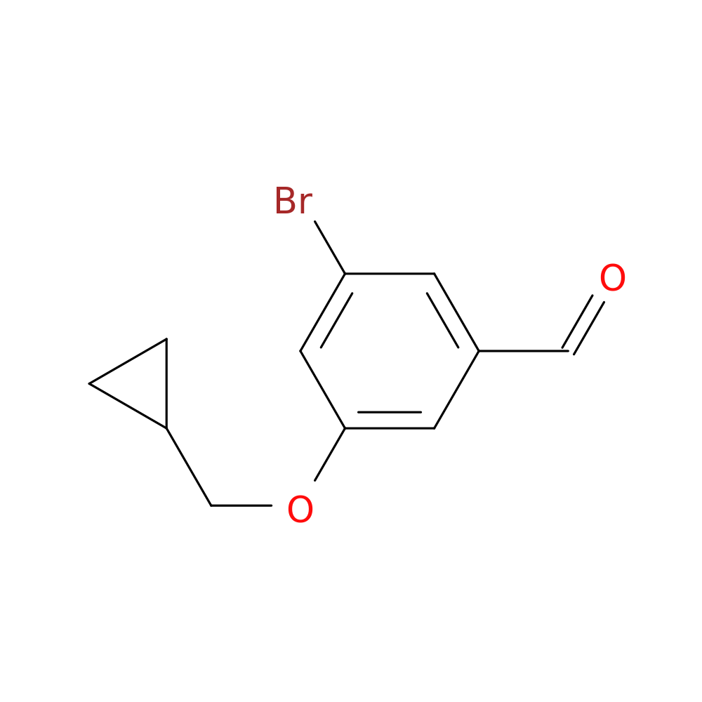 3-Bromo-5-(cyclopropylmethoxy)benzaldehyde