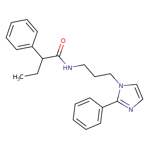 2-phenyl-N-[3-(2-phenyl-1H-imidazol-1-yl)propyl]butanamide