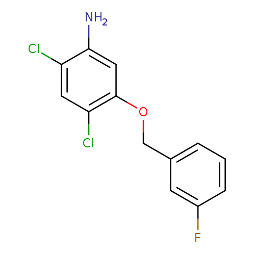 2,4-Dichloro-5-((3-fluorobenzyl)oxy)aniline