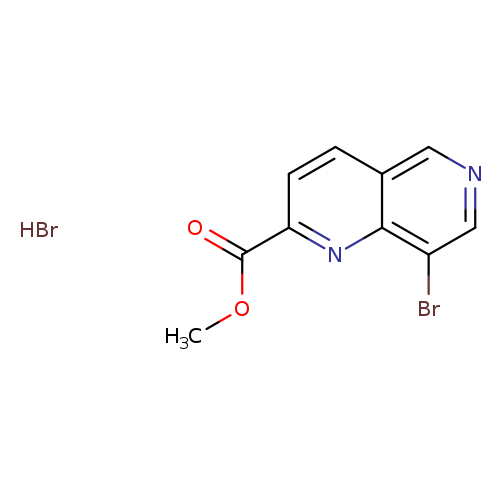 methyl 8-bromo-1,6-naphthyridine-2-carboxylate hydrobromide