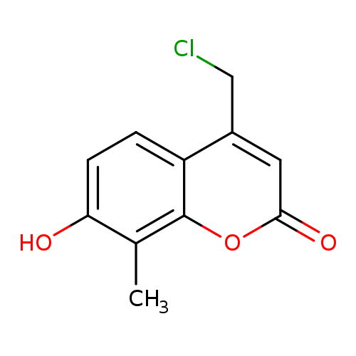 4-(chloromethyl)-7-hydroxy-8-methyl-2H-chromen-2-one