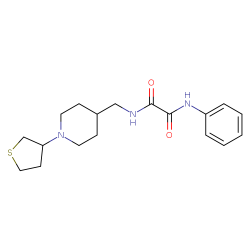 N'-phenyl-N-{[1-(thiolan-3-yl)piperidin-4-yl]methyl}ethanediamide