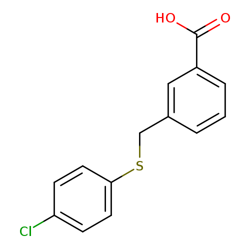 Benzoic acid,3-[[(4-chlorophenyl)thio]methyl]-