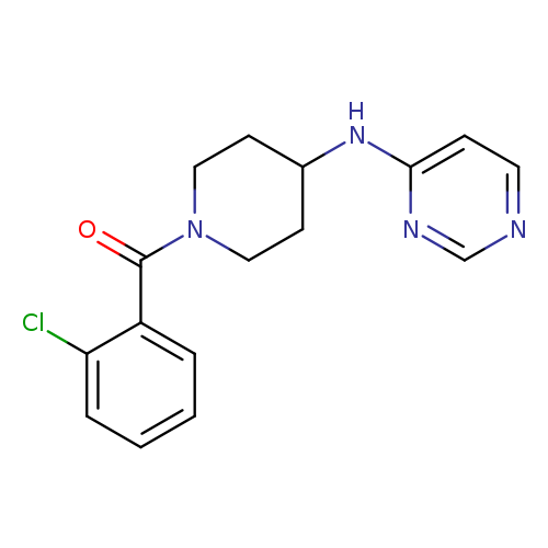 N-[1-(2-chlorobenzoyl)piperidin-4-yl]pyrimidin-4-amine