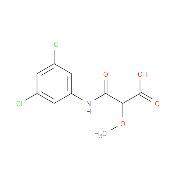 2-[(3,5-dichlorophenyl)carbamoyl]-2-methoxyacetic acid
