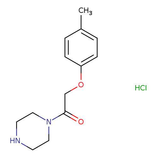 2-(4-methylphenoxy)-1-(piperazin-1-yl)ethan-1-one hydrochloride