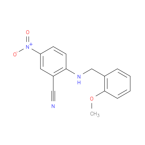 2-[(2-Methoxybenzyl)amino]-5-nitrobenzonitrile