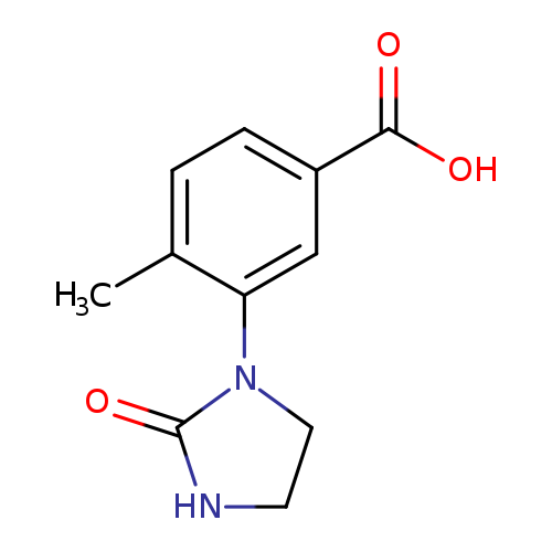 4-Methyl-3-(2-oxoimidazolidin-1-yl)benzoic acid