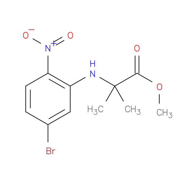 methyl 2-[(5-bromo-2-nitrophenyl)amino]-2-methylpropanoate