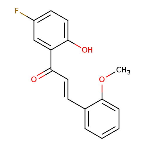 (2E)-1-(5-fluoro-2-hydroxyphenyl)-3-(2-methoxyphenyl)prop-2-en-1-one