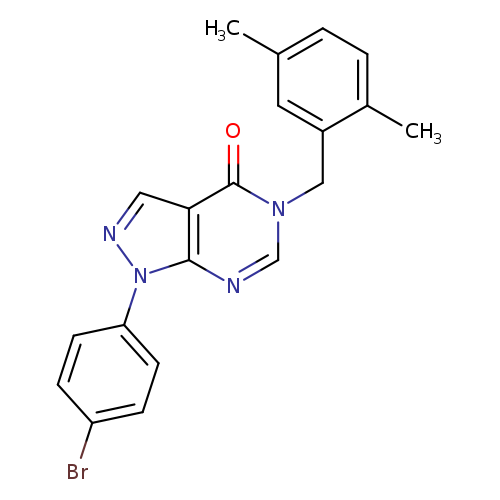 1-(4-bromophenyl)-5-[(2,5-dimethylphenyl)methyl]-1H,4H,5H-pyrazolo[3,4-d]pyrimidin-4-one