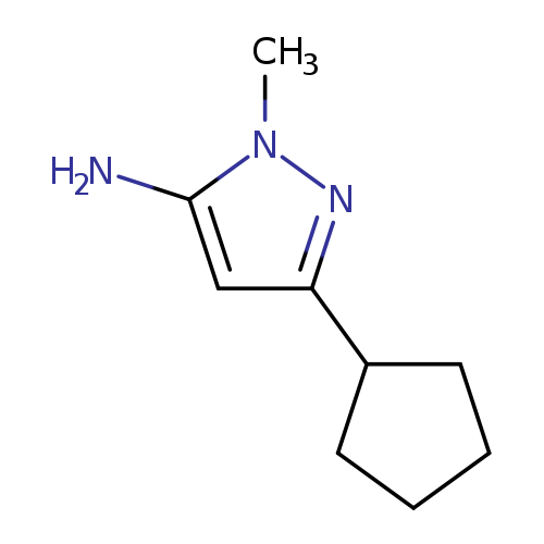 3-cyclopentyl-1-methyl-1H-Pyrazol-5-amine