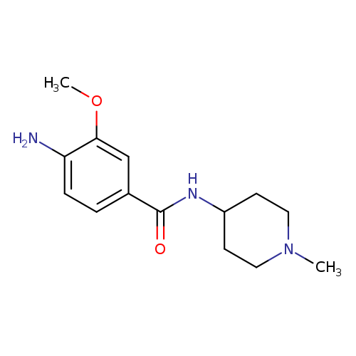 Benzamide, 4-amino-3-methoxy-N-(1-methyl-4-piperidinyl)-