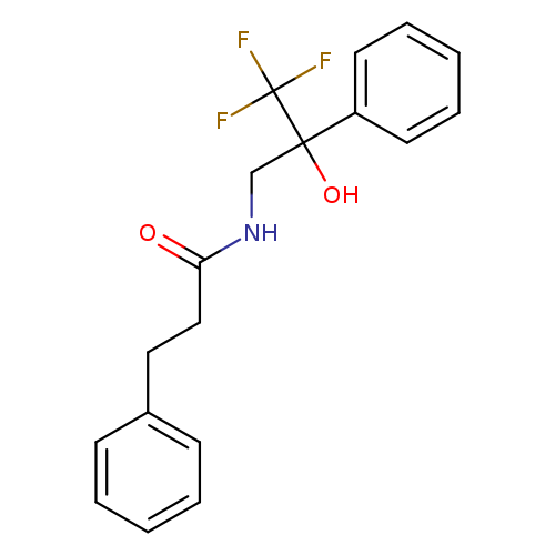 3-phenyl-N-(3,3,3-trifluoro-2-hydroxy-2-phenylpropyl)propanamide