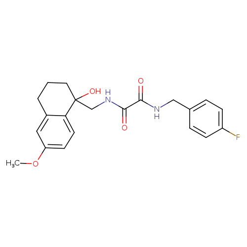 N'-[(4-fluorophenyl)methyl]-N-[(1-hydroxy-6-methoxy-1,2,3,4-tetrahydronaphthalen-1-yl)methyl]ethanediamide