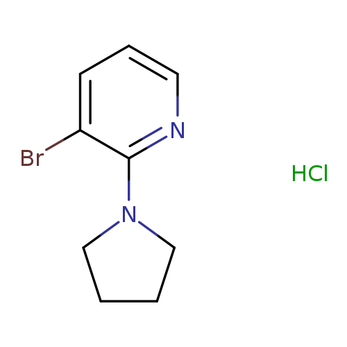 3-Bromo-2-pyrrolidinopyridine, HCl