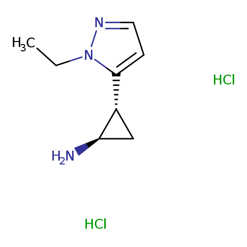 rac-(1R,2R)-2-(1-ethyl-1H-pyrazol-5-yl)cyclopropan-1-amine dihydrochloride, trans