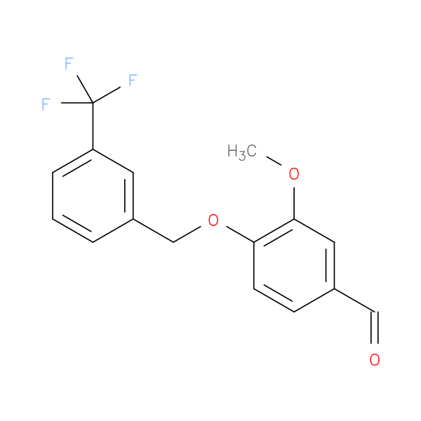 3-Methoxy-4-([3-(trifluoromethyl)benzyl]oxy)benzenecarbaldehyde