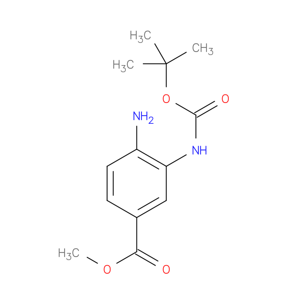 Methyl 4-amino-3-((tert-butoxycarbonyl)amino)benzoate