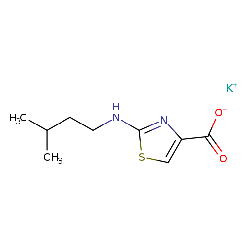 potassium 2-[(3-methylbutyl)amino]-1,3-thiazole-4-carboxylate