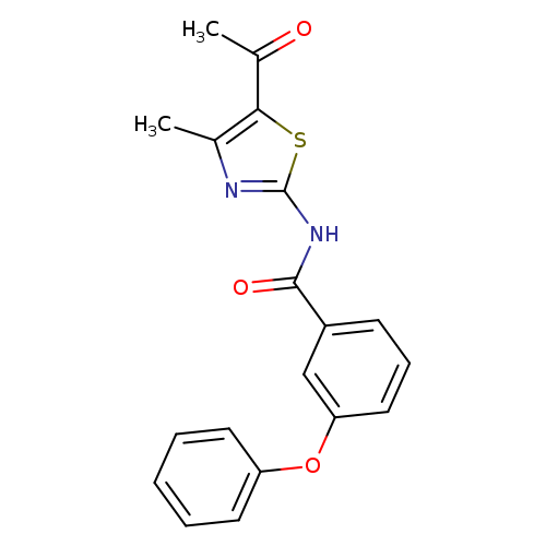 N-(5-acetyl-4-methyl-1,3-thiazol-2-yl)-3-phenoxybenzamide