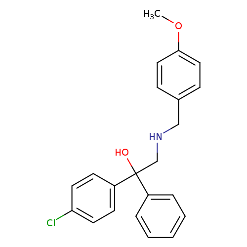 1-(4-chlorophenyl)-2-{[(4-methoxyphenyl)methyl]amino}-1-phenylethan-1-ol