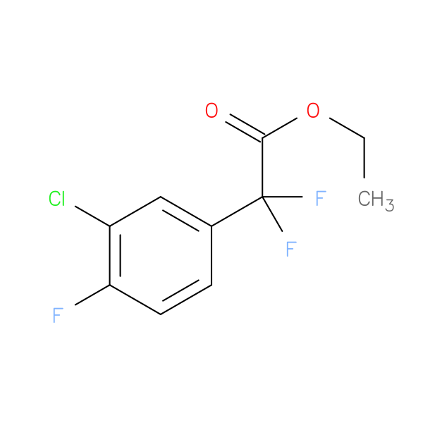 ethyl 2-(3-chloro-4-fluorophenyl)-2,2-difluoroacetate