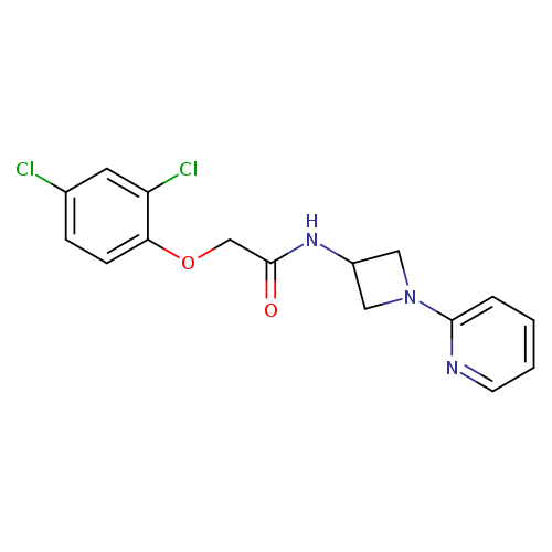 2-(2,4-dichlorophenoxy)-N-[1-(pyridin-2-yl)azetidin-3-yl]acetamide