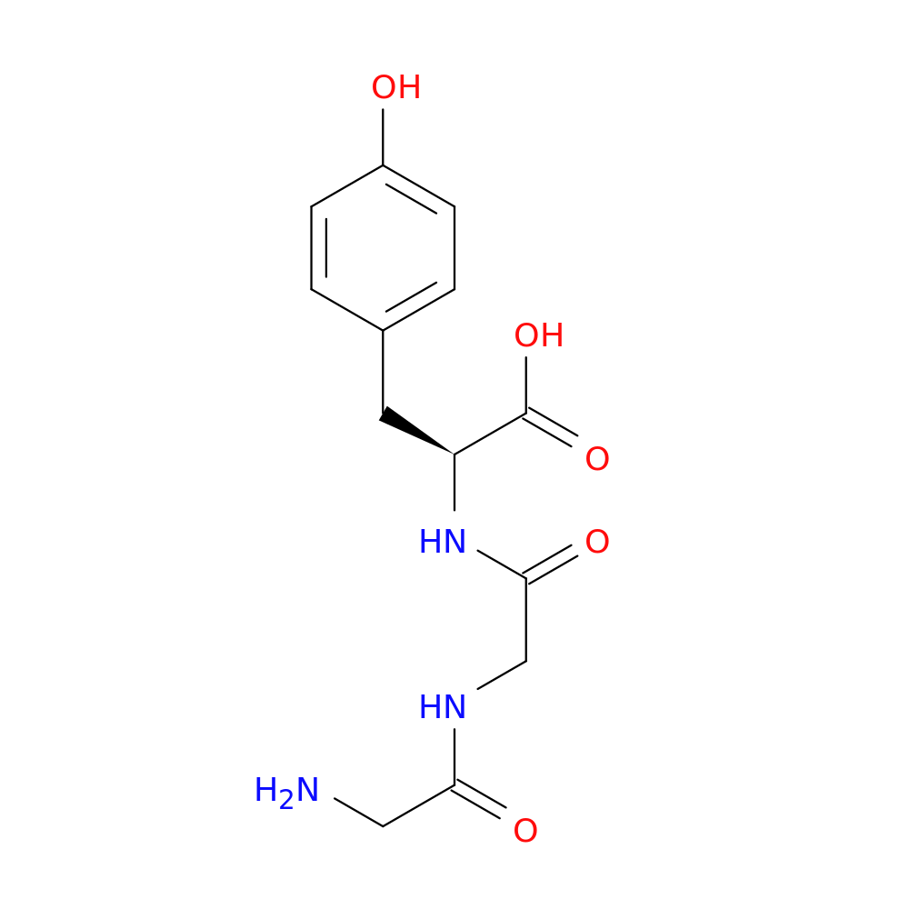 (S)-2-(2-(2-Aminoacetamido)acetamido)-3-(4-hydroxyphenyl)propanoic acid