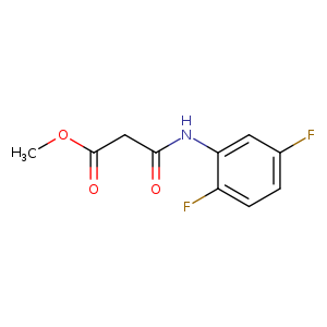 methyl 2-[(2,5-difluorophenyl)carbamoyl]acetate