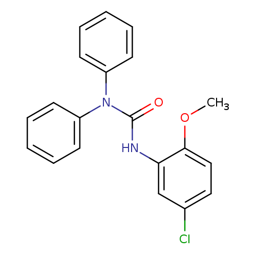 3-(5-chloro-2-methoxyphenyl)-1,1-diphenylurea