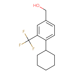 [4-cyclohexyl-3-(trifluoromethyl)phenyl]methanol