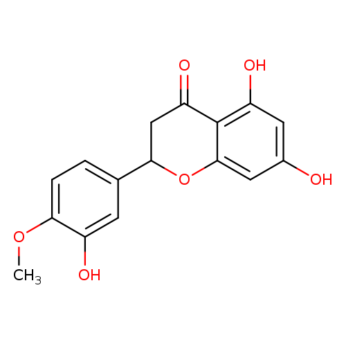 (2S)-5,7-Dihydroxy-2-(3-hydroxy-4-methoxyphenyl)-4-chromanone, 3',5,7-Trihydroxy-4-methoxyflavanone