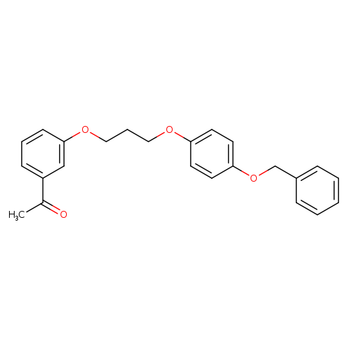 1-(3-(3-(4-(Benzyloxy)phenoxy)propoxy)phenyl)ethanone