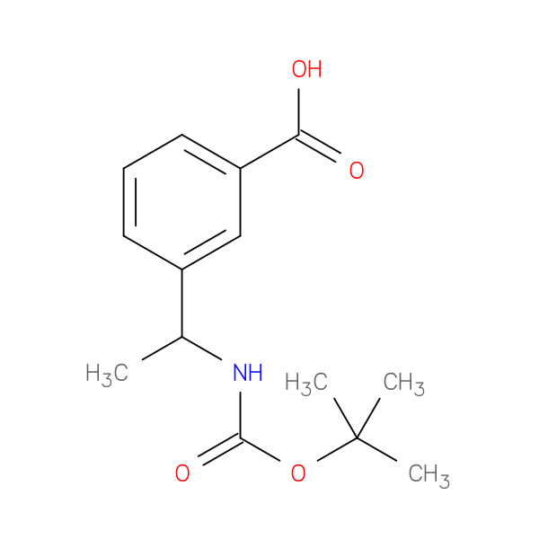 3-(1-((tert-Butoxycarbonyl)amino)ethyl)benzoic acid