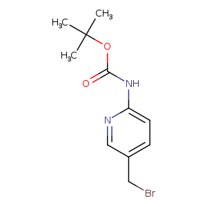 Carbamic acid， N-[5-(bromomethyl)-2-pyridinyl]-， 1，1-dimethylethyl ester