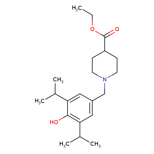 ethyl 1-{[4-hydroxy-3,5-bis(propan-2-yl)phenyl]methyl}piperidine-4-carboxylate