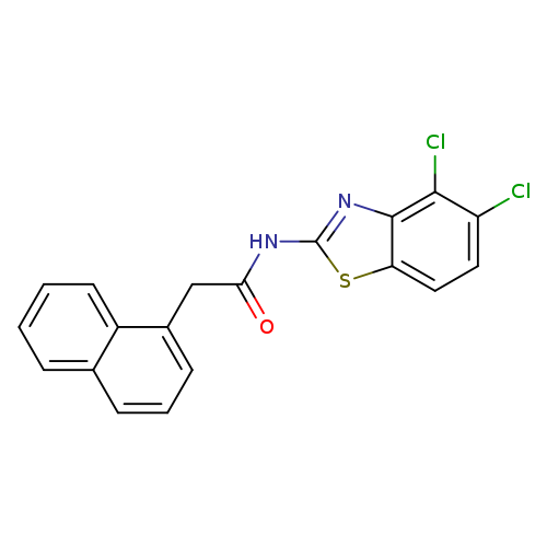 N-(4,5-dichloro-1,3-benzothiazol-2-yl)-2-(naphthalen-1-yl)acetamide