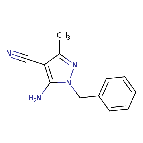 5-amino-1-benzyl-3-methyl-1H-pyrazole-4-carbonitrile