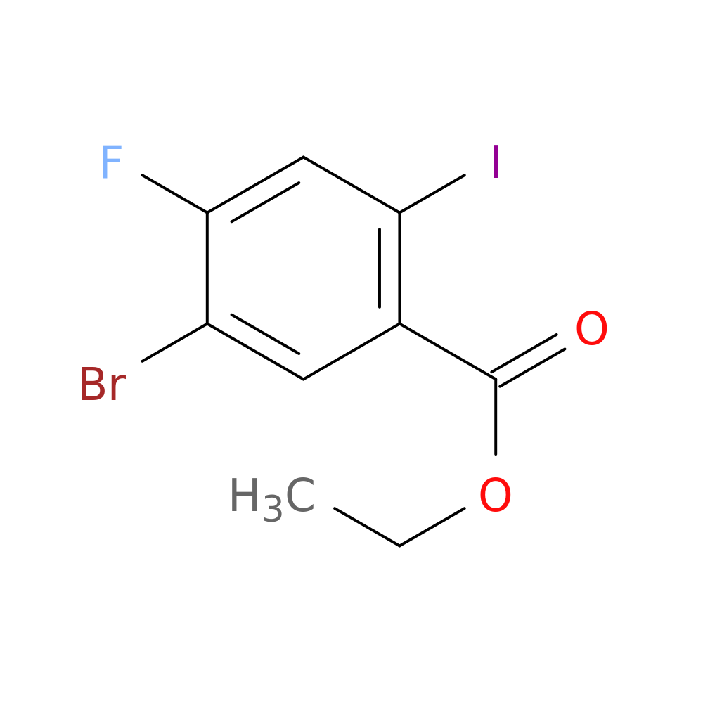 Ethyl 5-bromo-4-fluoro-2-iodobenzoate