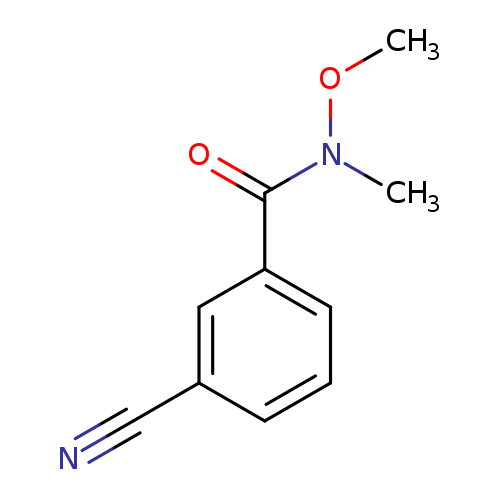 3-cyano-N-methoxy-N-methylbenzamide