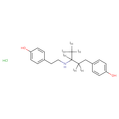 Dehydroxy Ractopamine-d6  (Major) Hydrochloride Salt