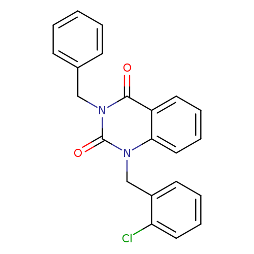 3-benzyl-1-[(2-chlorophenyl)methyl]-1,2,3,4-tetrahydroquinazoline-2,4-dione