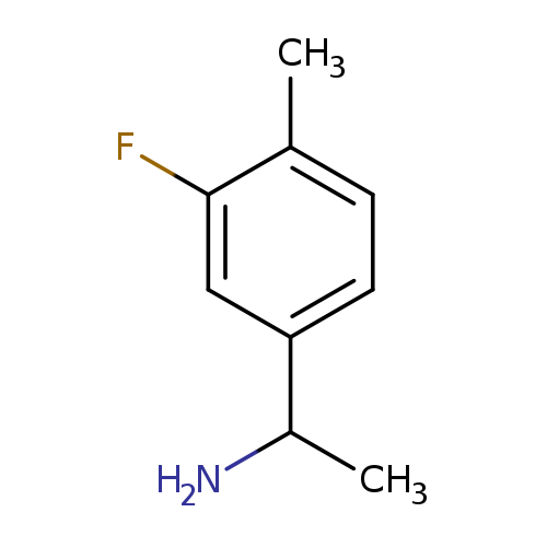 1-(3-Fluoro-4-methylphenyl)ethan-1-amine