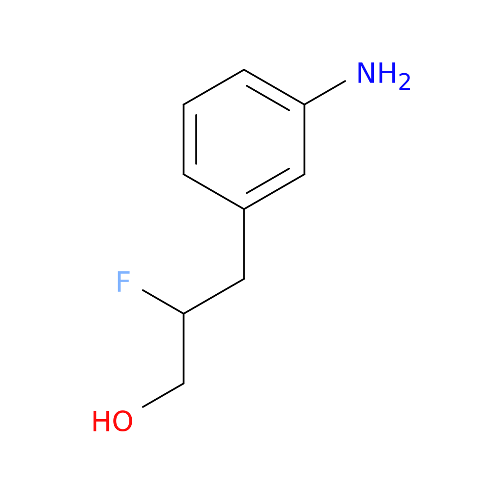 3-(3-aminophenyl)-2-fluoropropan-1-ol