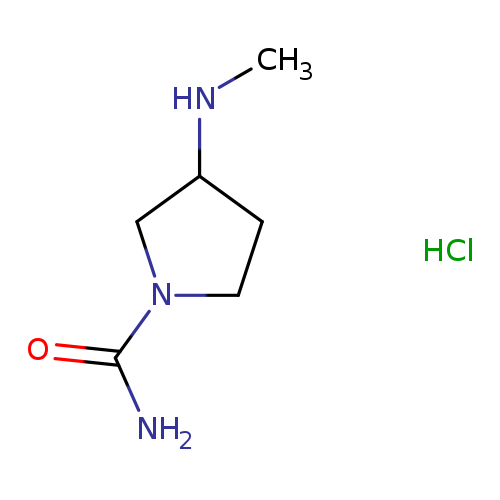 3-(methylamino)pyrrolidine-1-carboxamidehydrochloride